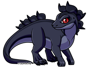 A dark-scaled sort of dinosaur-type creature called a riftclaw.